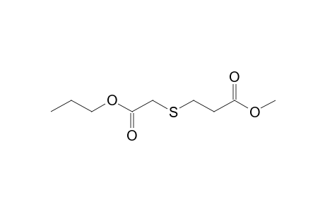 3-Propoxycarbonylmethylthiopropionic acid, methyl ester