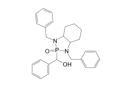 2-(Phenylhydroxymethyl)-2,3,3a,4,5,6,7,7a-octahydro-1,3-dibenzyl-1H-1,3,2-benzodiazaphosphole 2-Oxide