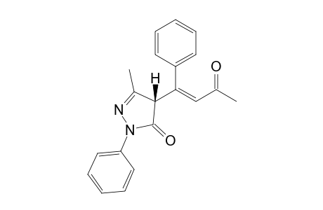 4-[(2'-Acetyl-1'-phenyl)-1'-ethenyl)-3-methyl-1-phenyl-4,5-dihydropyrazol-5-one