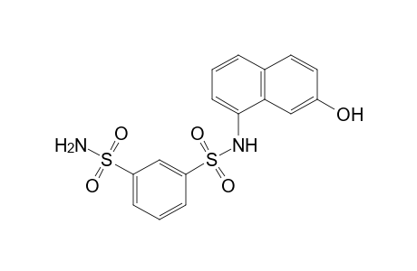 1,3-Benzenedisulfonamide, N1-(7-hydroxy-1-naphthalenyl)-