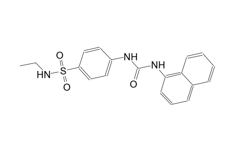 N-ethyl-4-{[(1-naphthylamino)carbonyl]amino}benzenesulfonamide