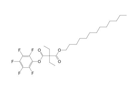 Diethylmalonic acid, pentafluorophenyl tridecyl ester