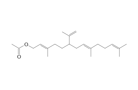 (2E,8E)-6-Isopropenyl-3,9,11-trimethyl-2,8,12-tetradecatrienyl acetate
