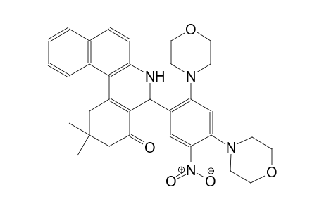 benzo[a]phenanthridin-4(1H)-one, 5-[2,4-di(4-morpholinyl)-5-nitrophenyl]-2,3,5,6-tetrahydro-2,2-dimethyl-