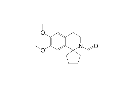 2-FORMYL-6,7-DIMETHOXY-1,2,3,4-TETRAHYDRO-ISOQUINOLINE-1-SPIROCYCLOPENTANE