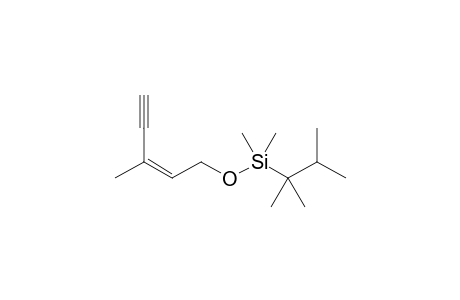 (Z)-[(2,3-Dimethyl-2-butyl)dimethylsilyloxy]-3-methylpent-2-en-4-yne
