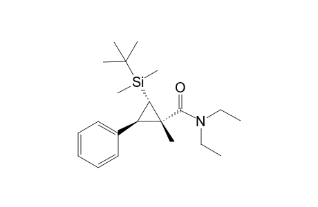 (1S*,2S*,3R*)-2-(tert-Butyldimethylsilyl)-N,N-diethyl-1-methyl-3-phenylcyclopropanecarboxamide