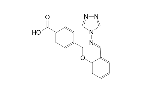 4-({2-[(E)-(4H-1,2,4-triazol-4-ylimino)methyl]phenoxy}methyl)benzoic acid