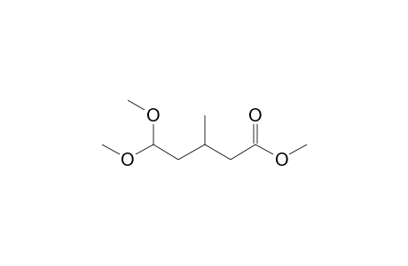 5,5-dimethoxy-3-methyl-valeric acid methyl ester