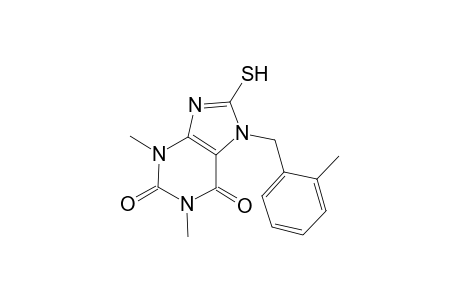 1,3-Dimethyl-7-(2-methylbenzyl)-8-sulfanyl-3,7-dihydro-1H-purine-2,6-dione