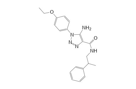1H-1,2,3-triazole-4-carboxamide, 5-amino-1-(4-ethoxyphenyl)-N-(2-phenylpropyl)-
