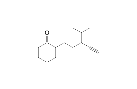 2-(3-Isopropylpent-4-ynyl)-cyclohexanone