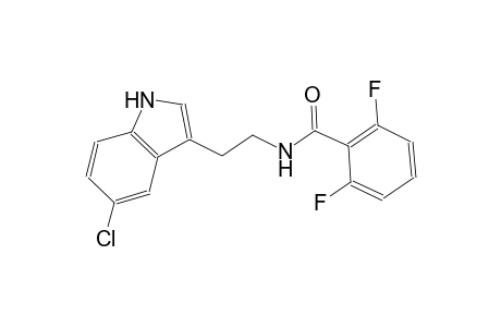 N-[2-(5-chloro-1H-indol-3-yl)ethyl]-2,6-difluorobenzamide