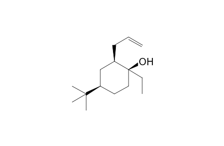 (1S,2R,4R)-4-(tert-Butyl)-1-ethyl-2-(prop-2-en-1-yl)cyclohexanol