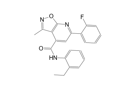 isoxazolo[5,4-b]pyridine-4-carboxamide, N-(2-ethylphenyl)-6-(2-fluorophenyl)-3-methyl-
