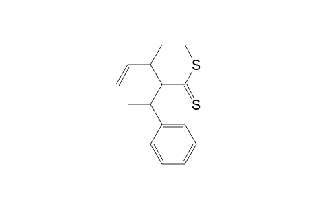 Methyl 3-methyl-2-(1-phenylethyl)-4-pentenedithioate