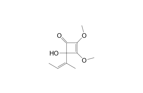 2,3-Dimethoxy-4-hydroxy-4-(1-methyl-1-propenyl)-2-cyclobuten-1-one