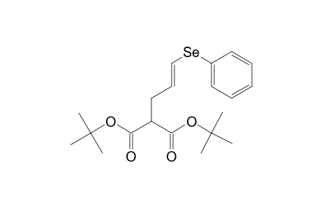 2-[(E)-3-(phenylseleno)allyl]malonic acid ditert-butyl ester
