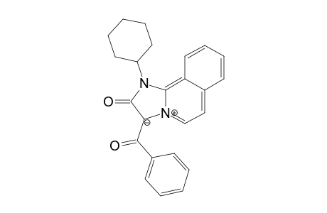 1-Cyclohexyl-2-oxo-3-benzoyl-2,3-dihydro-1H-imidazo[2,1-a]isoquinolin-4-ium-3-ide