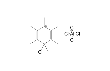 1-CHLORO-HEXAMETHYLBENZOLONIUM TETRACHLOROALUMINATE