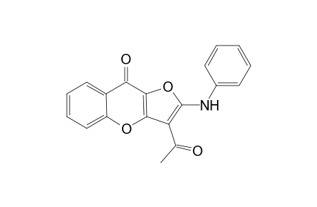 3-Acetyl-2-(phenylamino)-9H-furo[3,2-b]chromen-9-one