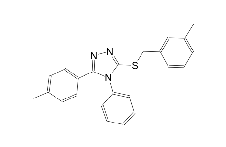 3-methylbenzyl 5-(4-methylphenyl)-4-phenyl-4H-1,2,4-triazol-3-yl sulfide
