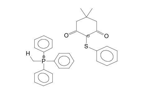 METHYLTRIPHENYLPHOSPHONIUM 2-PHENYLTHIO-5,5-DIMETHYLCYCLOHEXAN-1,3-DIOATE