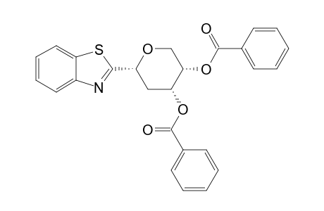 2-(3',4'-DI-O-BENZOYL-2'-DEOXY-alpha-D-RIBOPYRANOSYL)-BENZOTHIOZALE;alpha-ISOMER