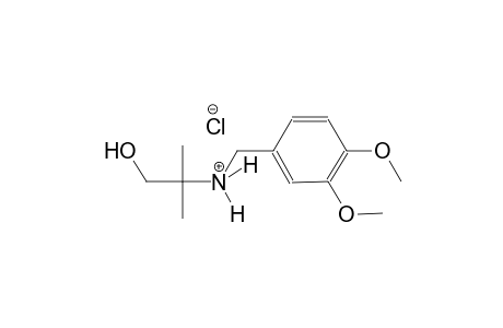 N-(3,4-dimethoxybenzyl)-1-hydroxy-2-methyl-2-propanaminium chloride