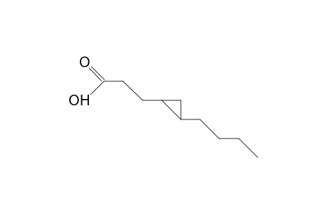 cis-2-Butyl-cyclopropanepropanoic acid