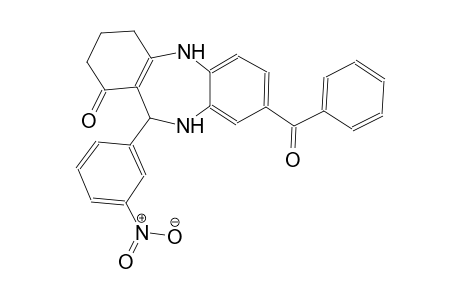 8-benzoyl-11-(3-nitrophenyl)-2,3,4,5,10,11-hexahydro-1H-dibenzo[b,e][1,4]diazepin-1-one