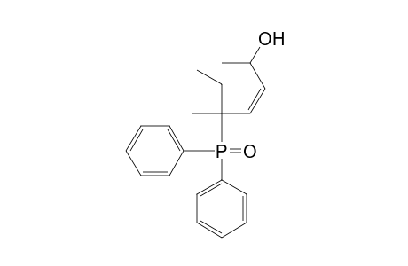 3-Hepten-2-ol, 5-(diphenylphosphinyl)-5-methyl-