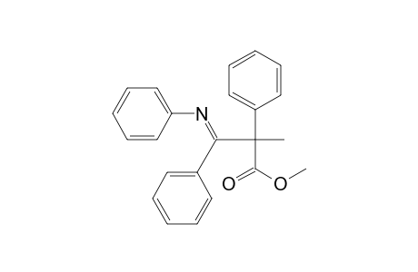 Methyl 2-methyl-2,3-diphenyl-3-phenyliminopropanoate