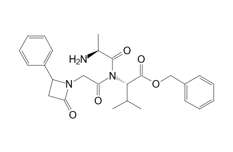 [2-(2'-Oxo-4'-phenylazetidin-1'-yl)acetyl]-L-alanyl-L-valine - benzyl ester