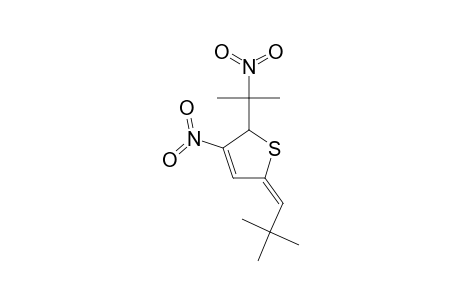 5-[(Z)-2',2'-DIMETHYL-PROPYLIDENE]-2-(1''-METHYL-1''-NITRO-ETHYL)-3-NITRO-2,5-DIHYDROTHIOPHEN