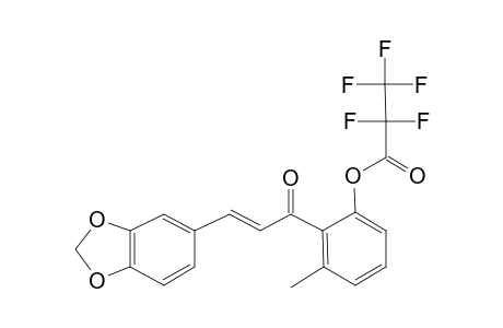 2'-Hydroxy-6'-methyl-3,4-methylenedioxychalcone, pentafluoropropionate