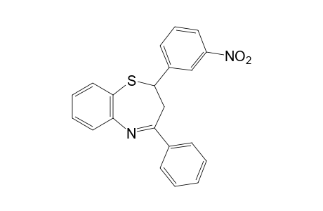 2,3-dihydro-2-(m-nitrophenyl)-4-phenyl-1,5-benzothiazepine