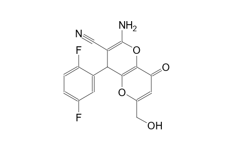 pyrano[3,2-b]pyran-3-carbonitrile, 2-amino-4-(2,5-difluorophenyl)-4,8-dihydro-6-(hydroxymethyl)-8-oxo-