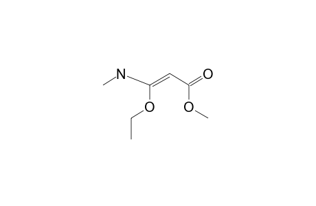 3-Ethoxy,3-(methylamino)-2-propenoic acid methyl ester