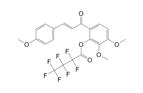 2'-(Heptafluorobutyryl)oxy-3',4',4-trimethoxychalcone