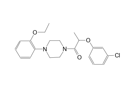 1-[2-(3-chlorophenoxy)propanoyl]-4-(2-ethoxyphenyl)piperazine