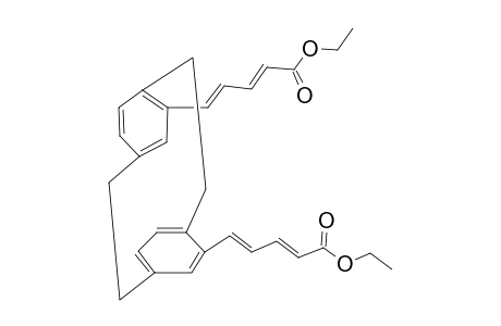 4,15-BIS-[(1E,3E)-4-(ETHOXYCARBONYL)-BUTA-1,3-DIENYL]-[2.2]-PARACYCLOPHANE