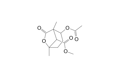 Methyl 2-acetyloxy-1,5-dimethyl-7-oxo-6-oxabicyclo[3.2.1]octane-8-carboxylate
