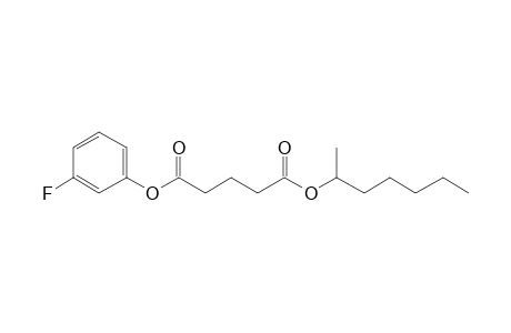 Glutaric acid, hept-2-yl 3-fluorophenyl ester