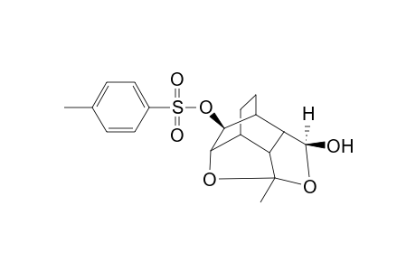 5-Methyl-3.beta.-hydroxy-9.beta.-tosyl-4,12-dioxatetracyclo[5.2.1.1(5,8).0(2,6)]dodecane