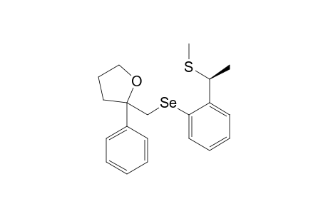 2-[[2-[(1S)-1-methylsulfanylethyl]phenyl]selanylmethyl]-2-phenyl-oxolane