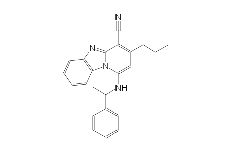 1-[(1-phenylethyl)amino]-3-propylpyrido[1,2-a]benzimidazole-4-carbonitrile