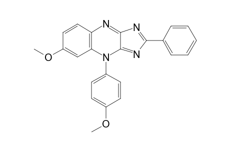 2-Phenyl-4-(4-methoxyphenyl)-6-methoxy-4H-imidazo[4,5-b]quinoxaline