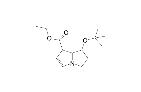 Ethyl 7-(t-butoxy)-5,6,7,7a-tetrahydro-1H-pyrrolizine-1-carboxylate