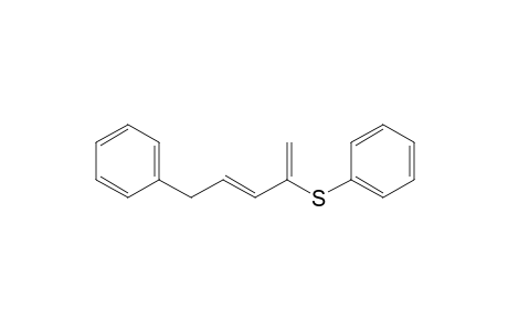 Benzene, [(1-methylene-4-phenyl-2-butenyl)thio]-, (E)-